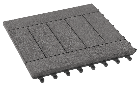 Модульный паркет ДПК GRINDERDECO Комфорт 5 Цвет: Серый базальт купить в Сочи