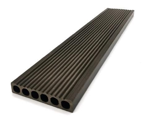 Заборный профиль NanoWood Темный орех купить в Сочи