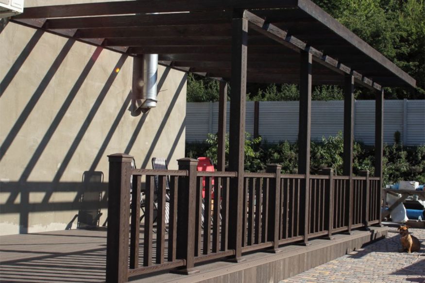 Комплект ограждения Holzhof Венге купить в Сочи