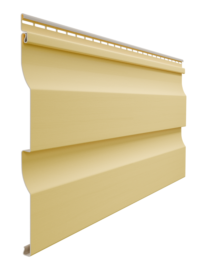 Виниловый сайдинг Docke, Корабельный брус D4.5D, Лимон купить в Сочи