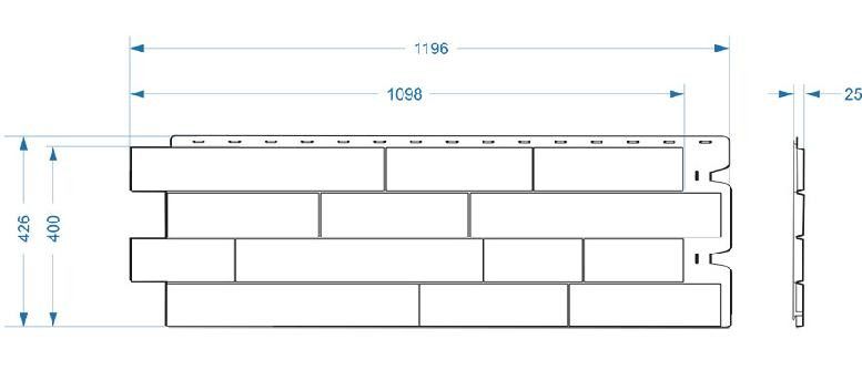 Фасадная панель Docke Алтай Шоколад купить в Сочи
