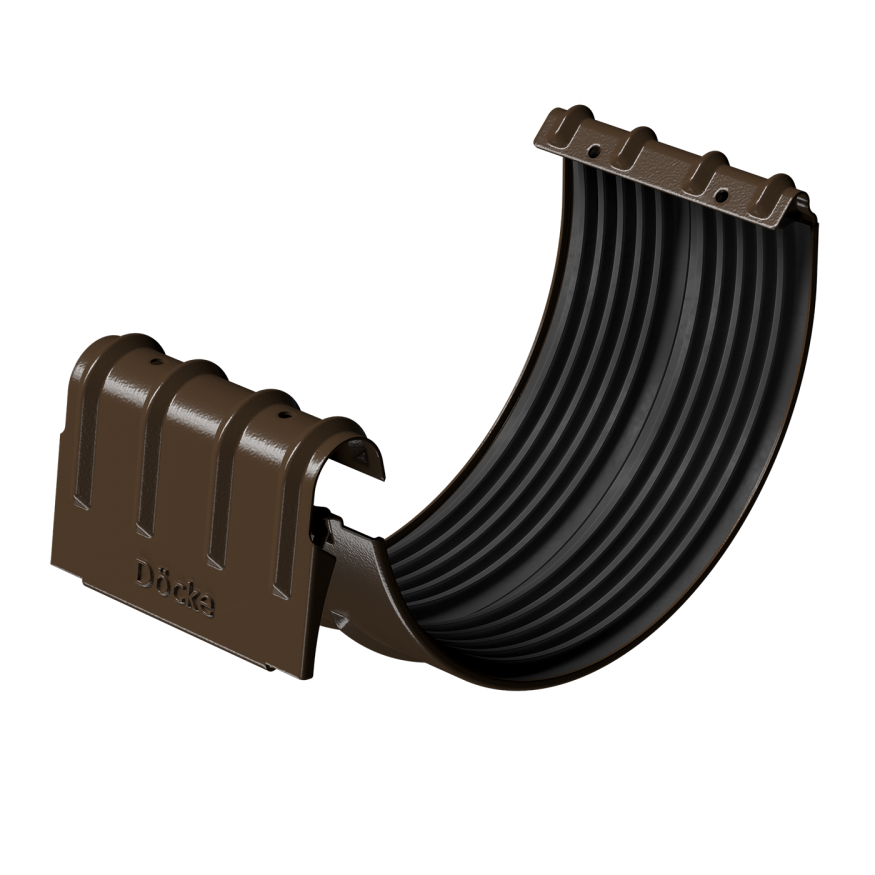 Соединитель желобов Docke Stal Premium, цвет Каштан. купить в Сочи