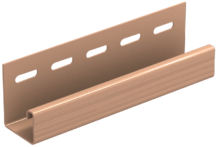 J-планка Ю-пласт, Классика, Розового цвета купить в Сочи