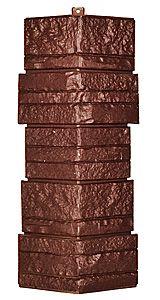 Угол Т-сайдинг, Альпийская Сказка ЭКО-1 Коричневый купить в Сочи