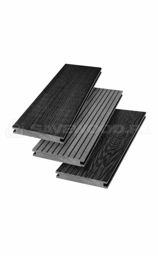 Террасная доска ДПК SaveWood, SW Fraxinus (R), Черный купить в Сочи