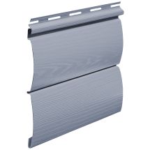 Виниловый сайдинг Fineber, BLOCKHOUSE, Цвет серо-голубой.