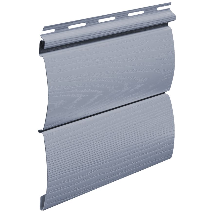 Виниловый сайдинг Fineber, BLOCKHOUSE, Цвет серо-голубой. купить в Сочи