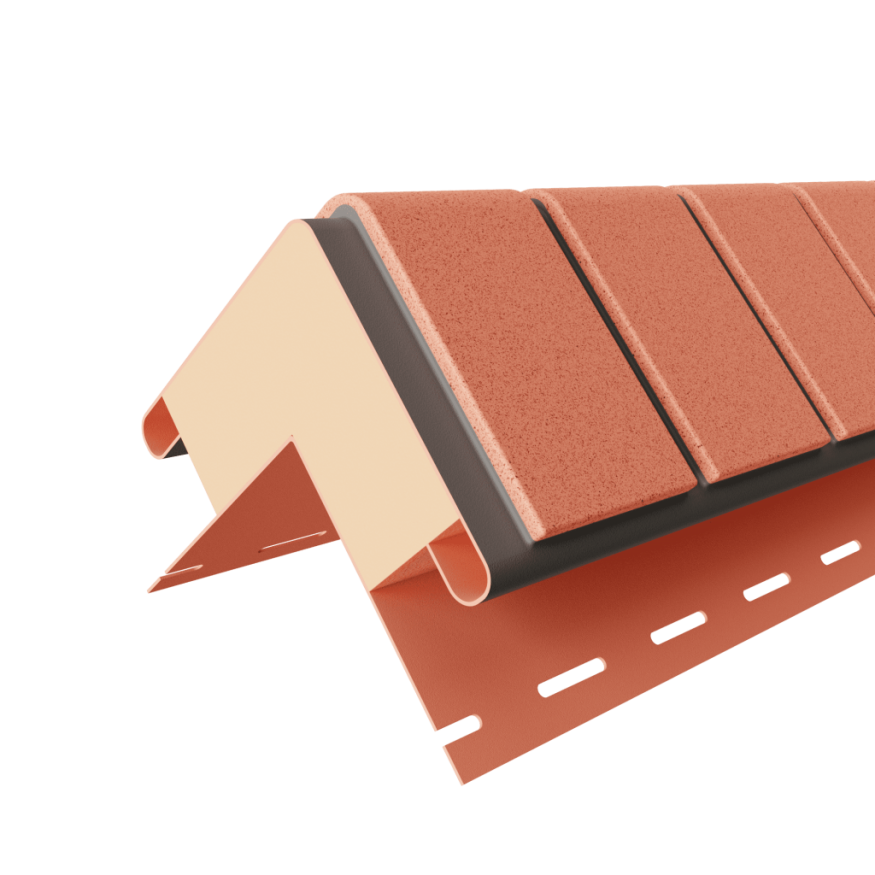 Термоугол Доломит «Кирпич» 20мм, Красный купить в Сочи