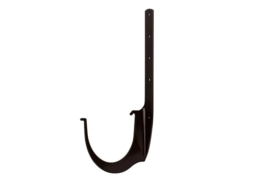 Кронштейн для желоба Альта-Профиль, модель Элит, коричневый цвет. купить в Сочи