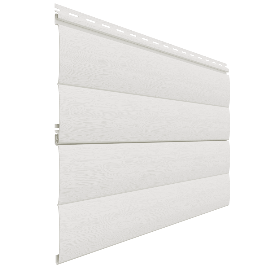 Виниловый сайдинг Доломит, Блок-Хаус, Белый купить в Сочи