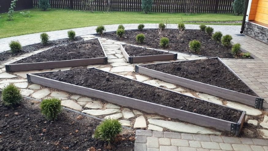 Доска для грядок NauticPrime из ДПК серого цвета 150x25x2950 мм купить в Сочи