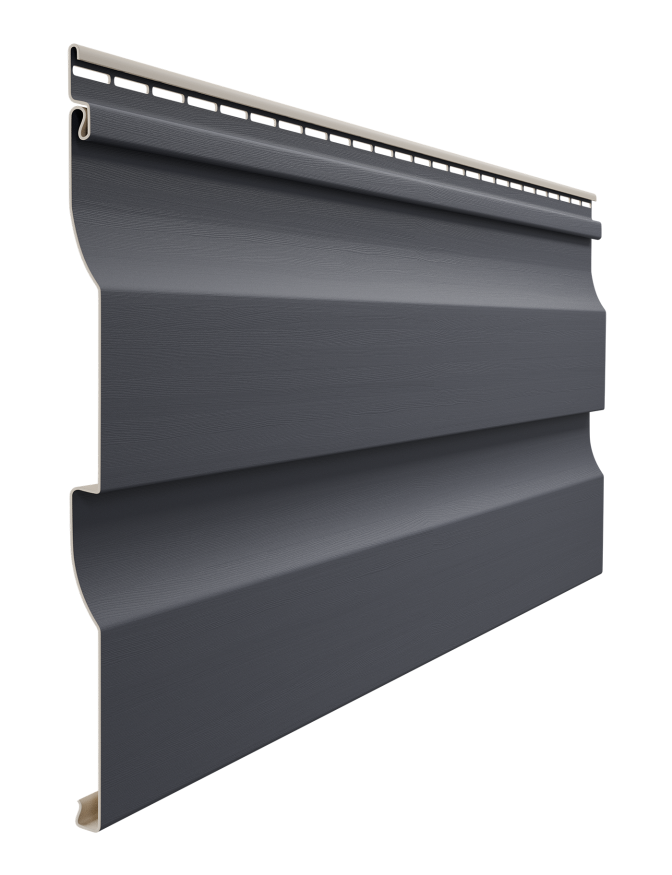 Виниловый сайдинг Docke, Корабельный брус D4.5D, Графит купить в Сочи