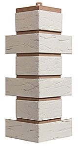 Угол T-Сайдинг, Кирпич Саман Белый купить в Сочи