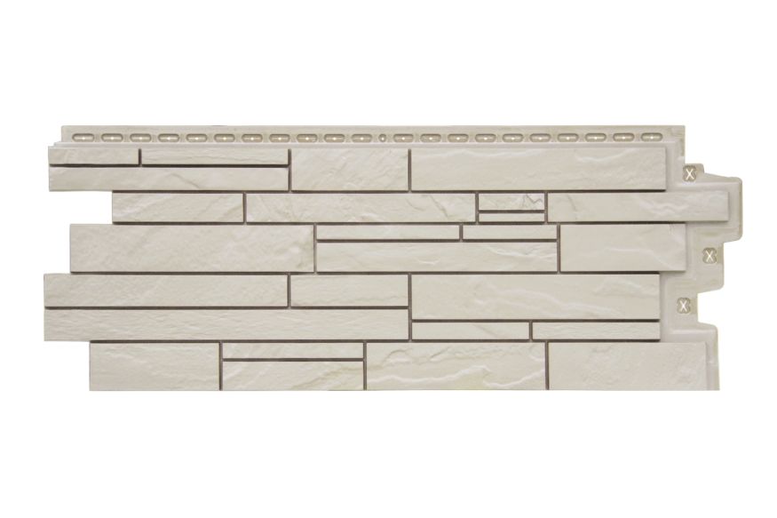 Фасадная панель Grand Line Скала Classic, Молочный купить в Сочи