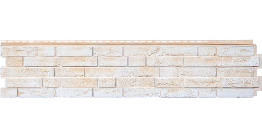 Фасадная панель GrandLine (Я Фасад), Демидовский кирпич, Слоновая кость купить в Сочи