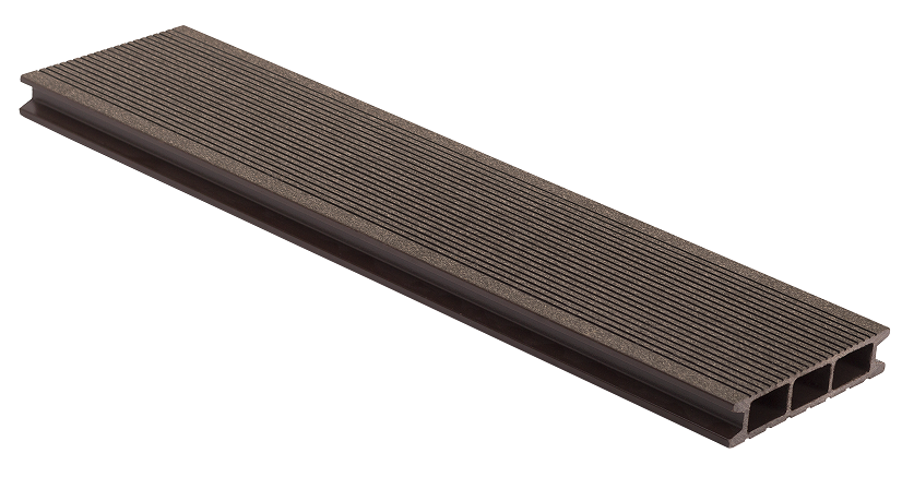 Террасная доска Grinder с мелким вельветом, шлифованная в цвете Шоколад купить в Сочи