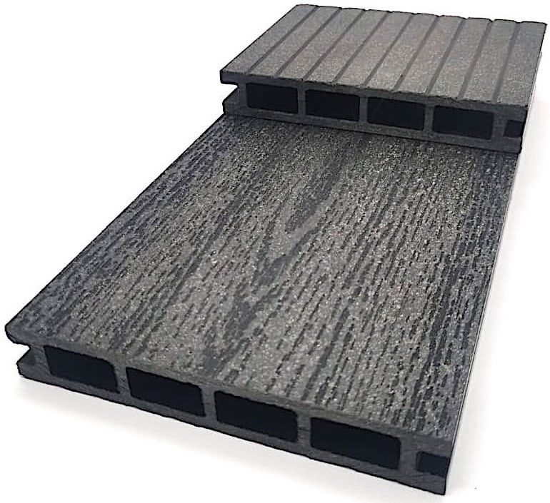 Террасная доска NanoWood «Эко Классик» Антрацит купить в Сочи