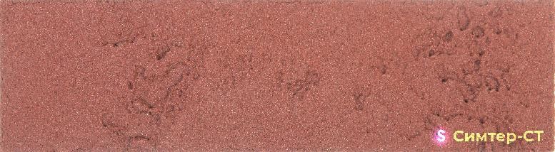 Гибкая клинкерная плитка Симтер СТ-01 Красный с градиентной фактурой купить в Сочи
