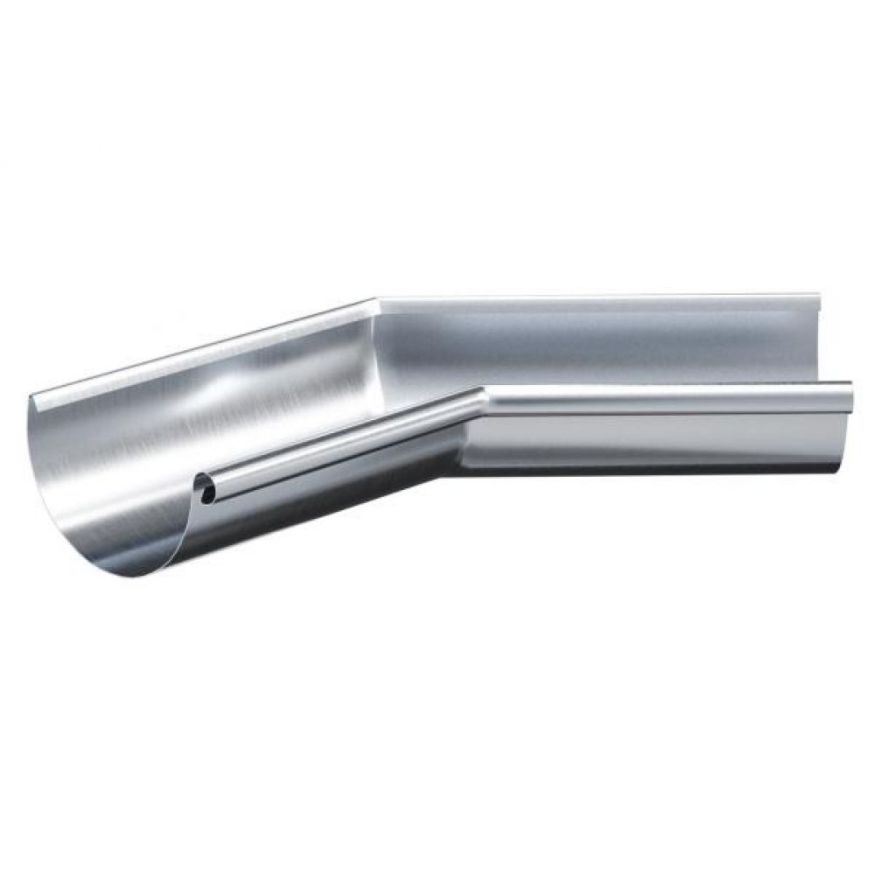 Внутренний угол желоба 135° Aquasystem, оцинкованный 125/90. купить в Сочи