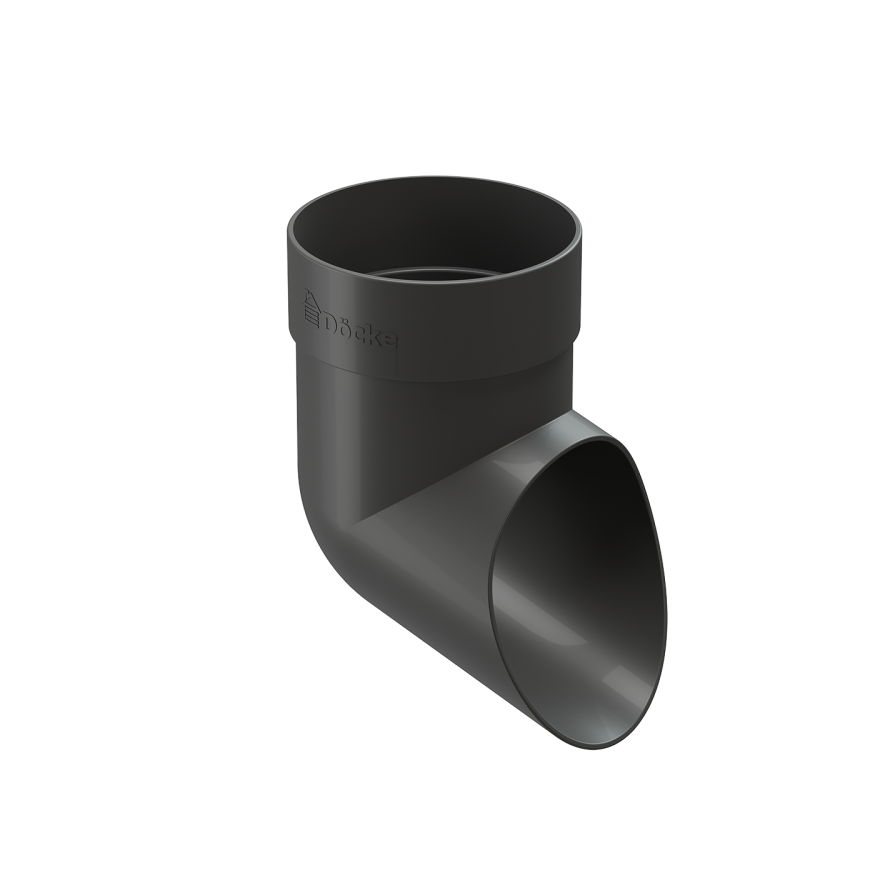 Наконечник для водосточной трубы Docke Standard, Серый цвет купить в Сочи