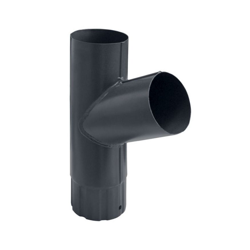 Тройник для труб Grand Line, серый (RAL 7024) купить в Сочи