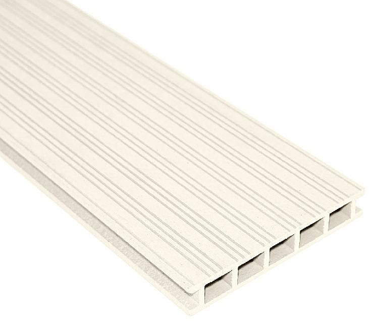 Террасная доска Faynag Premium VELVET-ZEBRA из ДПК в цвете Слоновая кость. купить в Сочи