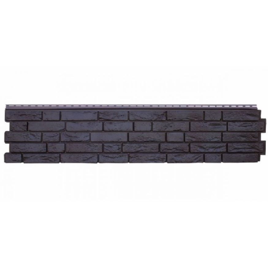 Фасадная панель GrandLine (Я Фасад), Демидовский кирпич, Уголь купить в Сочи