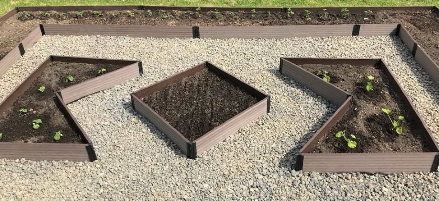 Доска для грядок NauticPrime из ДПК, серого цвета, размеры 225х30х2950 мм купить в Сочи