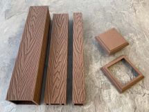 Столб для ограждения из ДПК EasyDecking, Wood-X, Коричневый