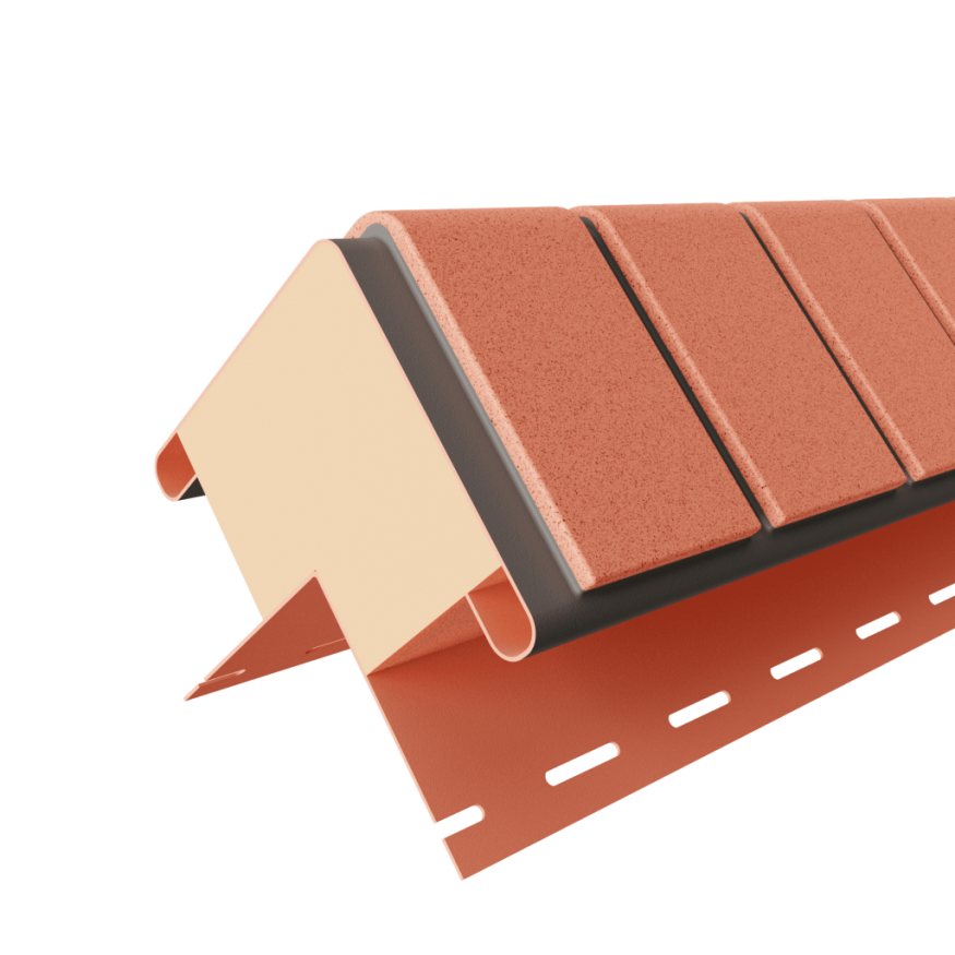 Термоугол Доломит «Кирпич» 40 мм, Красный купить в Сочи