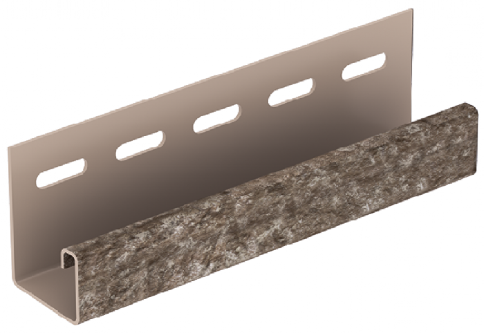 J-планка Ю-Пласт Стон Хаус Кварцит, Коричневый купить в Сочи