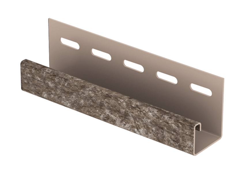 J-планка Ю-Пласт Стон Хаус Кварцит, Коричневый купить в Сочи