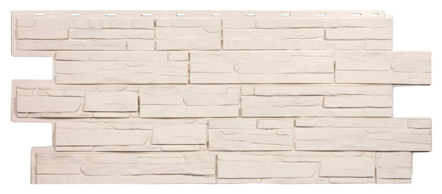 Фасадная панель T-Сайдинг, Альпийская Сказка ЭКО-1 Белый купить в Сочи