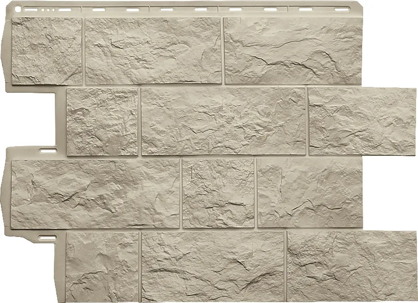 Фасадная панель Альта-Профиль, Туф ЭКО, Кремовый купить в Сочи