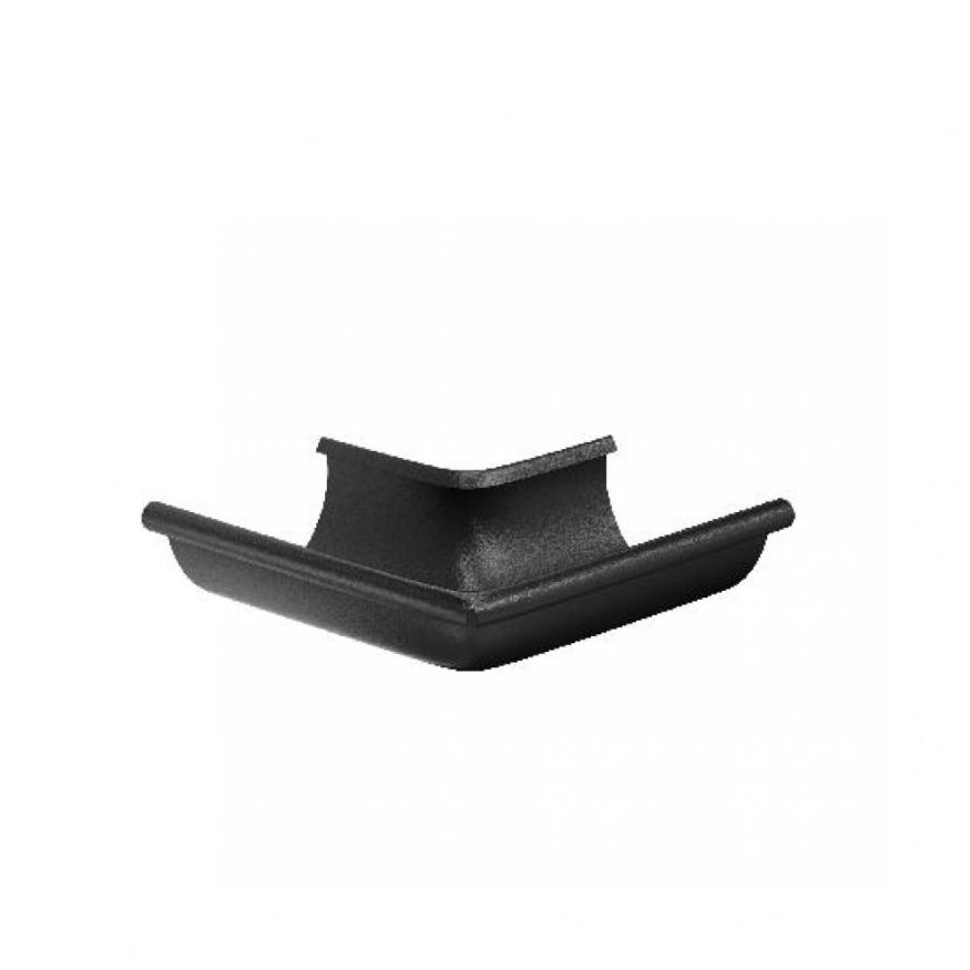 Угол желоба внешний 90°, Aquasystem, RAL 9005 Чёрный 125/90 купить в Сочи