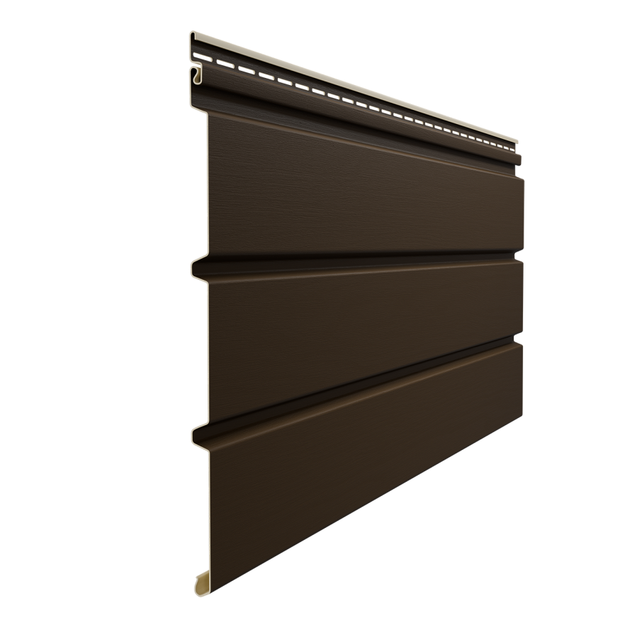 Софит Элит без перфорации, цвет Коричневый (темный дуб) купить в Сочи