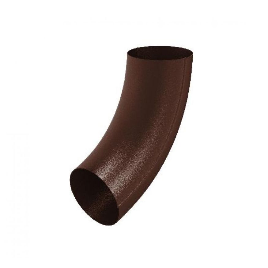 Колено трубы Aquasystem RAL 8017 Матовый коричневый 125/90 купить в Сочи