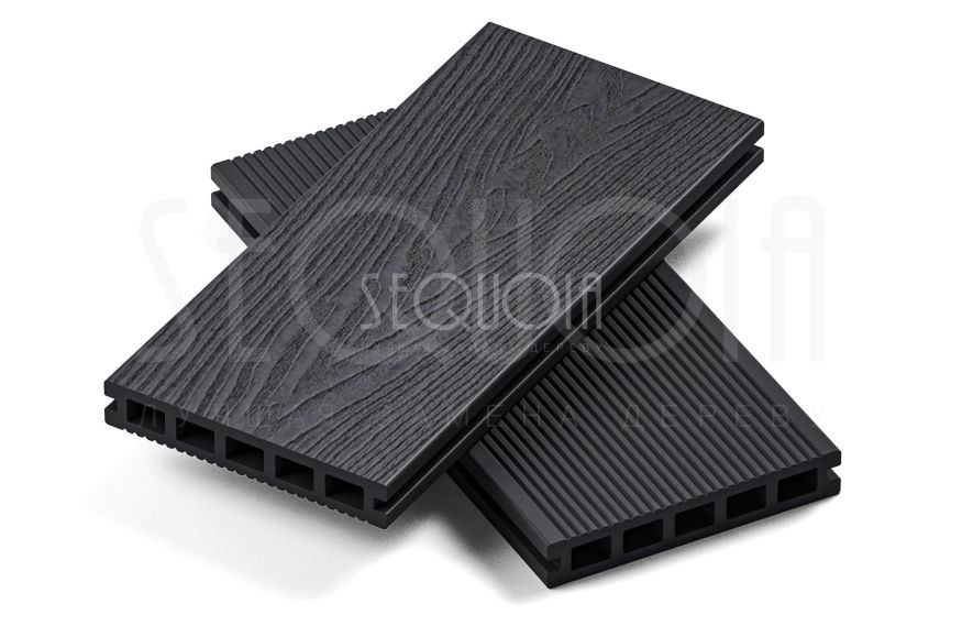 Доска террасная ДПК 3D SEQUOIA Evolution WOOD BLACK купить в Сочи