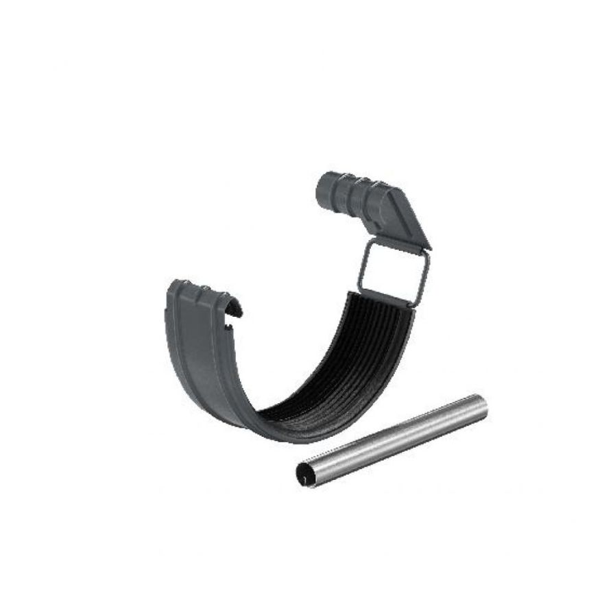 Соединитель для желоба Aquasystem RR 23 Маренго 150/100 в комплекте купить в Сочи