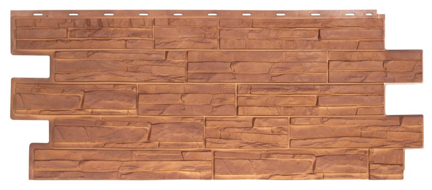 Фасадная панель T-Сайдинг, Альпийская сказка ЭКО-2 Орех купить в Сочи