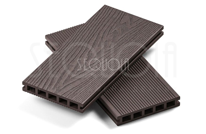 Доска террасная ДПК 3D SEQUOIA Evolution BROWN купить в Сочи