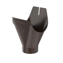 Воронка желоба Aquasystem, PU MATT, RAL 8017 Темно Коричневый 125/90