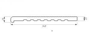 Ступени из ДПК WOODVEX Select в цвете Венге купить в Сочи