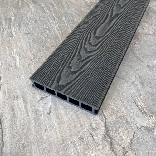 Террасная доска ДПК Latitudo, Euro 3D, Графит купить в Сочи