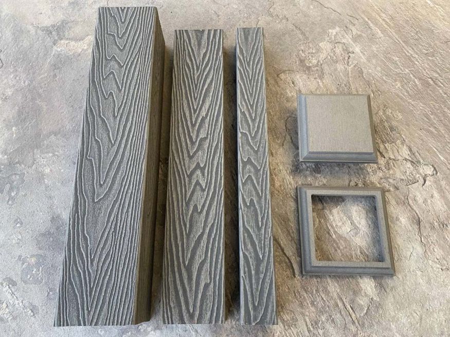 Перила для ограждений из ДПК EasyDecking, Wood-X, Серый купить в Сочи