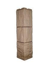 Угол внешний Фасадный Дачный Туф 3D Бежевый купить в Сочи