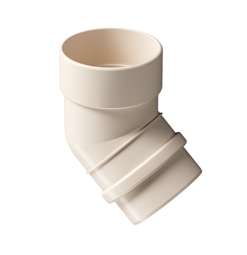 Колено водосточное 45˚ Docke Lux, Латте купить в Сочи