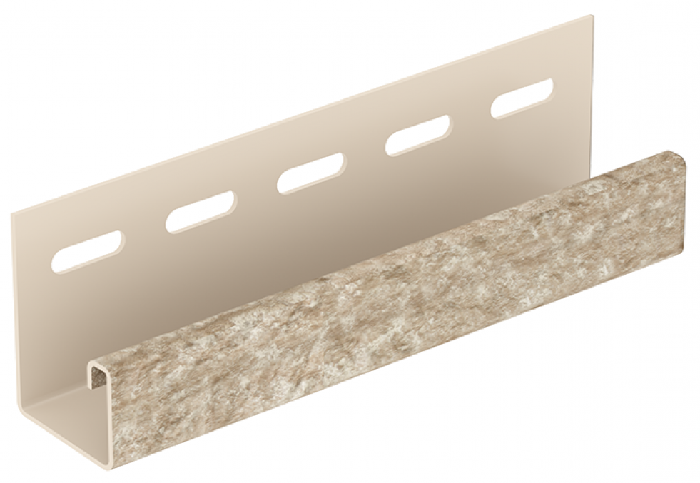 J-планка Ю-Пласт Стон Хаус Кварцит, Светло-Бежевый купить в Сочи