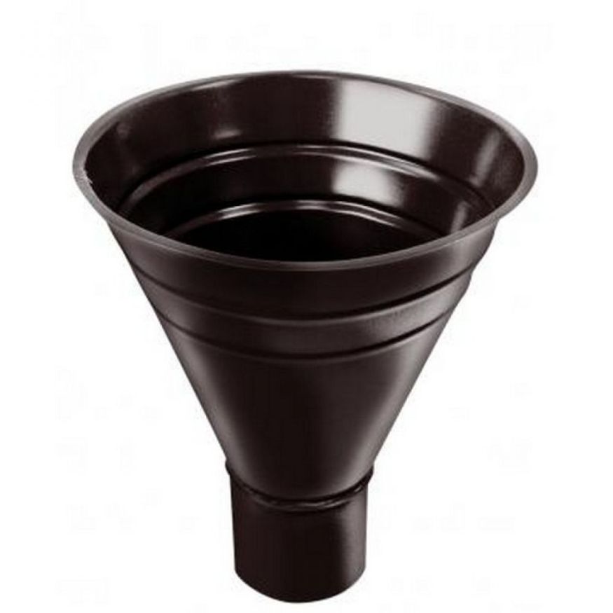 Водосборная воронка Grand Line, коричневая (RAL 8017), 125/90. купить в Сочи
