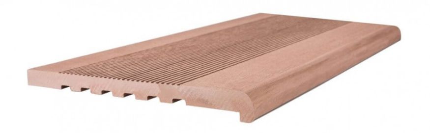 Ступени из ДПК NanoWood - Какао, полнотелые купить в Сочи